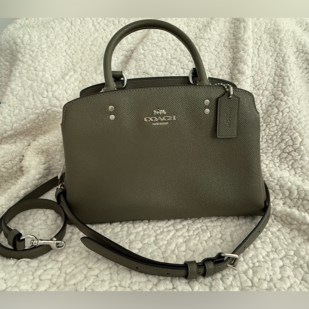 Coach Olive Green Satchel Bag